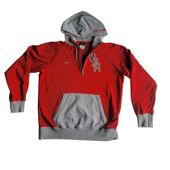 Nike Shirts Vtg Nike Medium Team Usa Soccer 4 Zip Pullover Sweatshirt Hoodie Retro Unisex